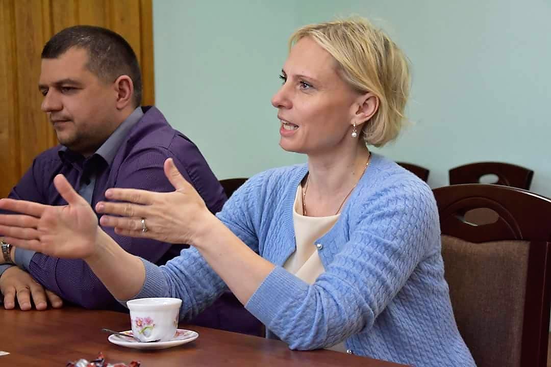 Вікторія_Спартц_під_час_візиту_до_Носівської_міської_ради