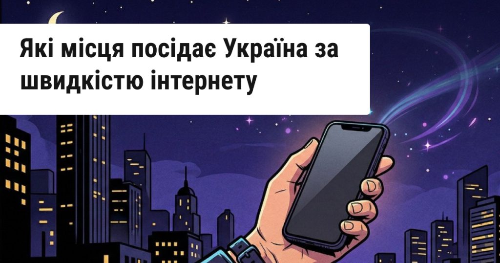 В Україні мобільний інтернет зростає швидше за домашній. Як змінювалися місця в рейтингу Ookla